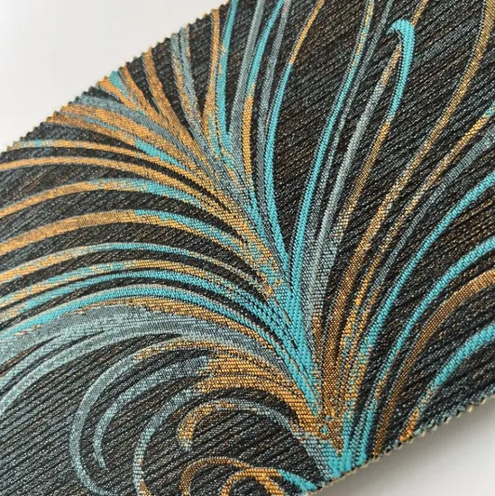 Natural Art Deco 3D Fabric Wall Paper Fabric Flower Wall