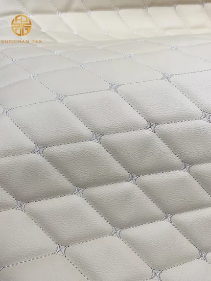 Luxurious Diamond Quilted Chair Cover Fabric for Elegant Interiors