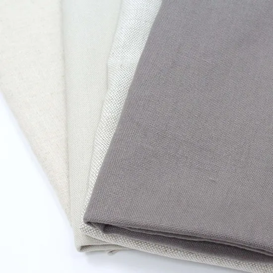 140cm 345GSM Plain Dyed 100% Linen Decorative Fabric for Hometextile