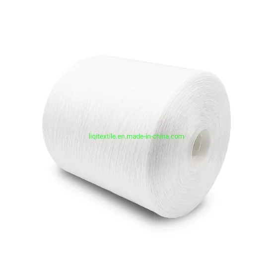 Factory Supply Virgin Ring Spun 40s/2 Polyester Yarn