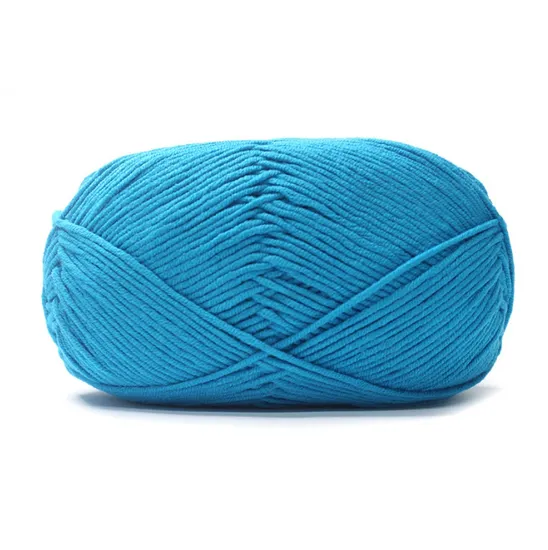 Soft Worsted Acrylic Wool Millk 100 Grams 5ply 50g Tufting Hand Knitting 4 Ply Fine Organic Milk Cotton Crochet Yarn for Baby