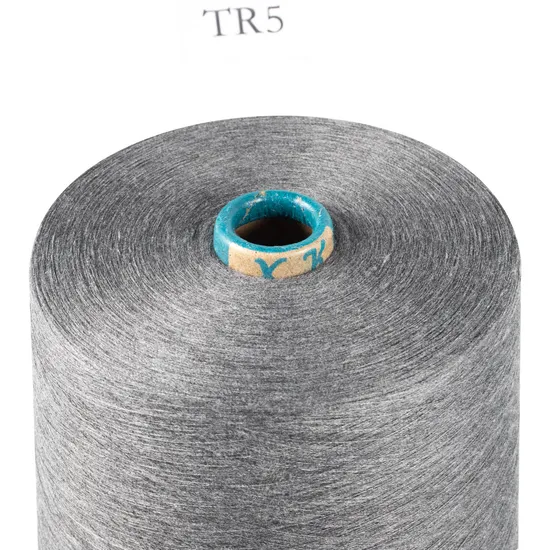 100% Polyester Ecdp/Cdp Yarn; Easy Dying; 80-90 Degree Dyed and Grs & Oekotex Certificated Recycled Cationic Recycling Cotton Fabric Yarn Thread