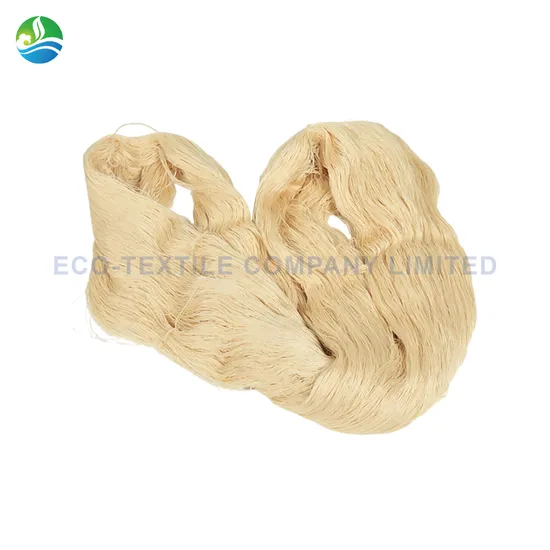 100% Super Grade Natural/Dyed Shiny Tussah Silk Yarn for Knitting/Weaving Machine