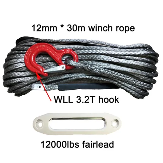 Heavy-Duty Impa 8/12 Strands UHMWPE Marine Towing Rope