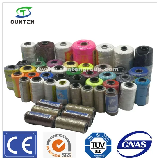 Nylon/Polyester/PE/PP/Plastic Twisted/Braided Multi-Filament Rope/Baler/Fishing Twine/Packing Line Thread (210D/380D) by Spool/Reel/Bobbin/Hank