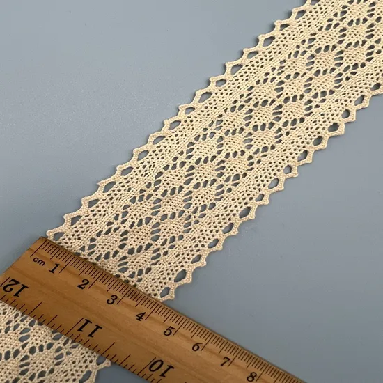 003 100% Cotton High Quality Embroidery T/C Tricot Organza Chemical Lace