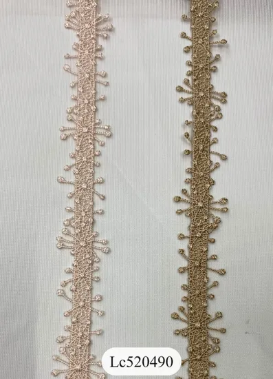 Polyester Water-Soluble Floral Lace Edging, Suitable for Accessories, Bags and Other Accessories