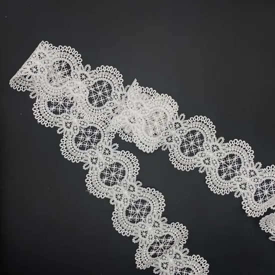 High Quality Embroidered Bridal Chemical Lace Trim
