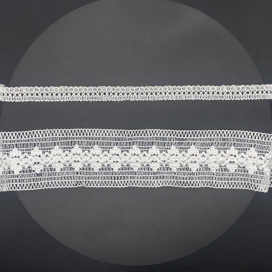 Vintage Crochet Polyester Lace Trim