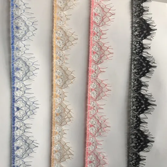 Fashion Accessories 5cm Nylon Fabric Crochet Lace Trimming