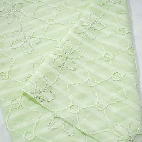 100% Polyester Lace Fabric Embroidery Bridal Lace Fabric for Women′s Dresses