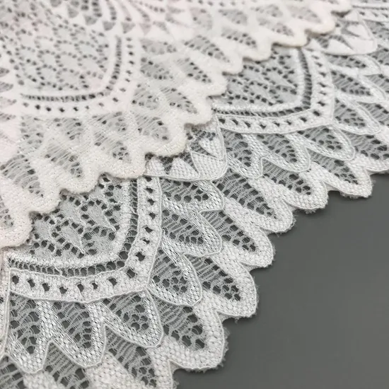 2022 Royal Blue White Green Gold Tulle Bridal Lace Material Fabric African Embroidery Lace Fabric Elastic