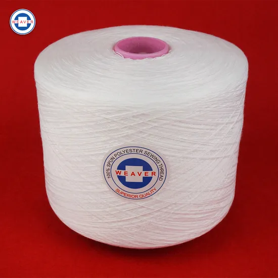 100pct Spun Polyester Sewing Thread Semi-Dull Ne 24/2 44/2 on Dyeing Tube