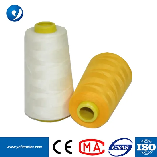 1000d 1500d 2000d Polyester Sewing Thread All Colors for Filter Bag Use