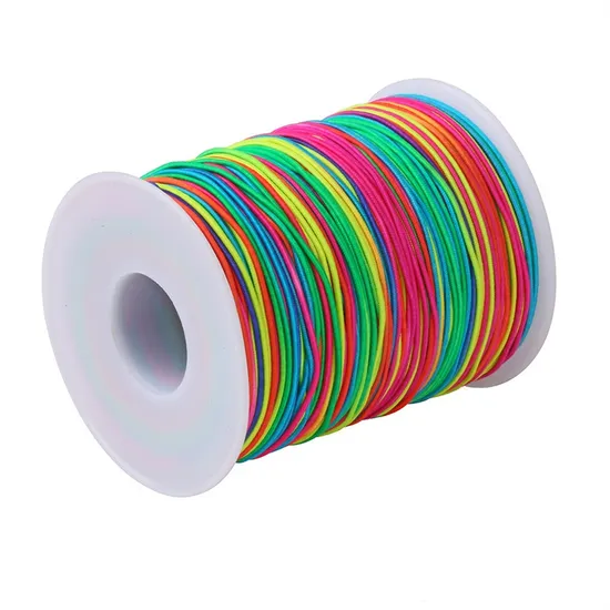 Handmade DIY Jewelry Core Stretch Multicolored Rope