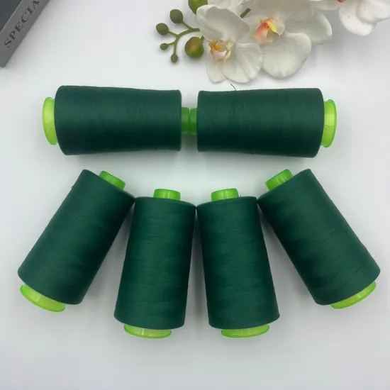 40/2 Polyester Sewing Thread Imported Silicone Oil, High-Quality Polyester Yarn