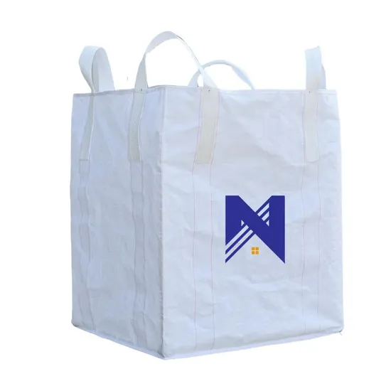 White Color Big Bag Jumbo Polypropylene Woven Bags Bulk Container Bag FIBC Four Belt 90*90*110