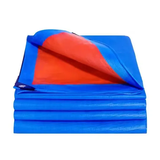 China Manufacturer of Tarpaulin 220GSM Outdoor Fabric Waterproof PE Tarp for Home and Garden