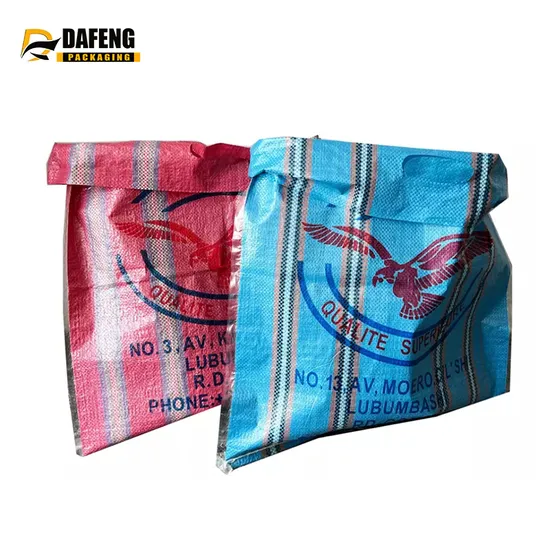 Dafeng America White Woven Polypropylene Deer PP BOPP Packaging Bags 25kg 50kg 50lb Dog Pet Animal Feed\Wood Pellet\Rice\Chemical\Fertilizer\Transport\Fruit