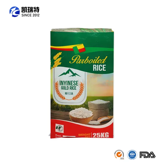 Customized Polypropylene Packing Agriculture Rice Flour Wheat Feed Fertilizer White Printed PP Woven Sacks