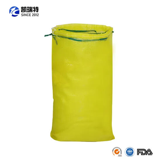 Durable Onion Potato Tomato Cabbage Vegetable Fruit Firewood Seafood Packaging PP Tubular Leno Mesh Bag