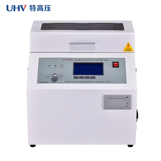 Htjy-100A100kv Automatic Insulating Oil Breakdown Voltage Test Kit Insulation Oil Dielectric Strength Test Set Transformer Oil Bdv Tester