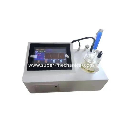 ASTM D1533 Coulometric Karl Fischer Oil Moisture Content Tester Moisture Meter Water Analyzer