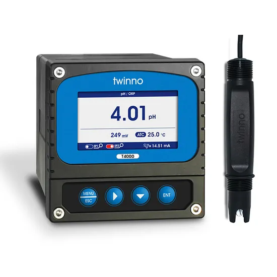 Color LCD Display Online pH/ORP Transmitter 4~20mA Current Output
