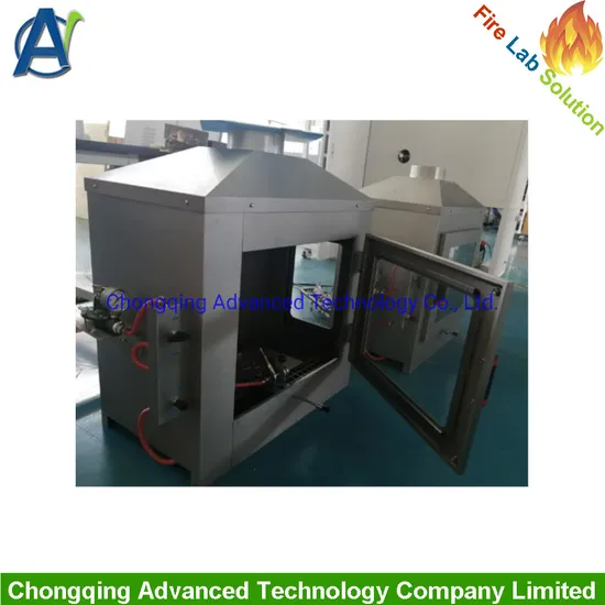 ISO 11925-2 Single Flame Source Tester for Ignitability Test