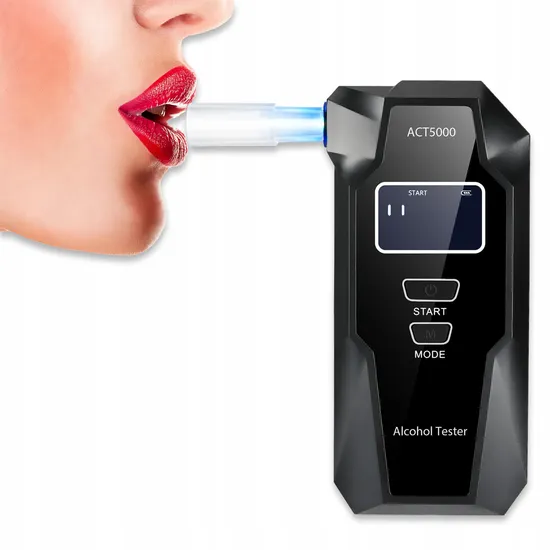 Professional Breathalyzer Digital Alcohol Tester Fuel Cell Sensor Breath Alcohol Detector