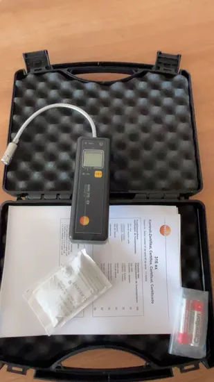 Testo 316-Ex Flammable Gas Leak Detector for Hydrogen/Propane/Methane (Explosion-Proof)