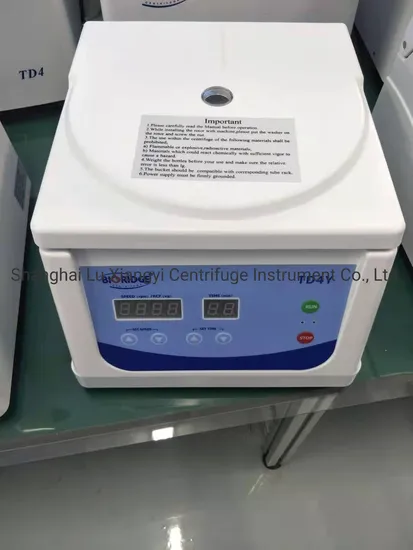 Low-Speed 4000rpm Benchtop Cheap Centrifuge (TD4Y)