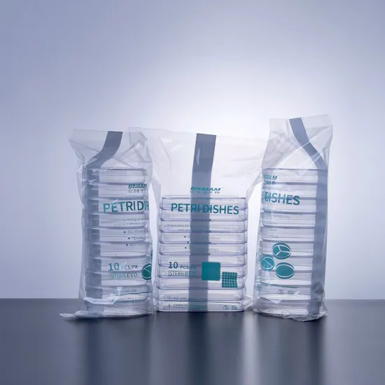 Sterile Petri Dishes Stackable Petri Dish 35mm 60mm 90mm 100mm 150mm Diameter Sterile Plastic Petri Dishes Factory Petri Dish Price