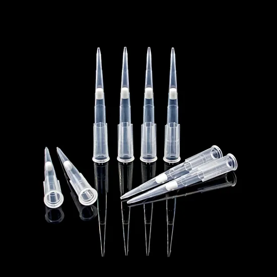 Lab Supplies Disposable Universal Transparent 20UL Pipette Tips with Filter