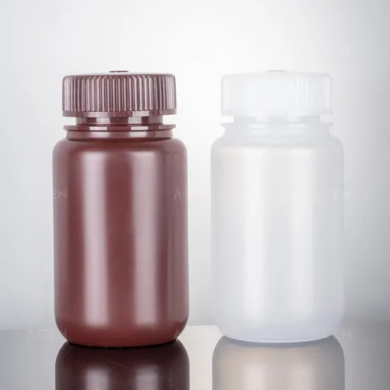 Factory Price 15ml 30ml 125ml 250ml 500ml 1000ml HDPE Plastic Wide Mouth Laboratory Chemical Bottles for Reagents