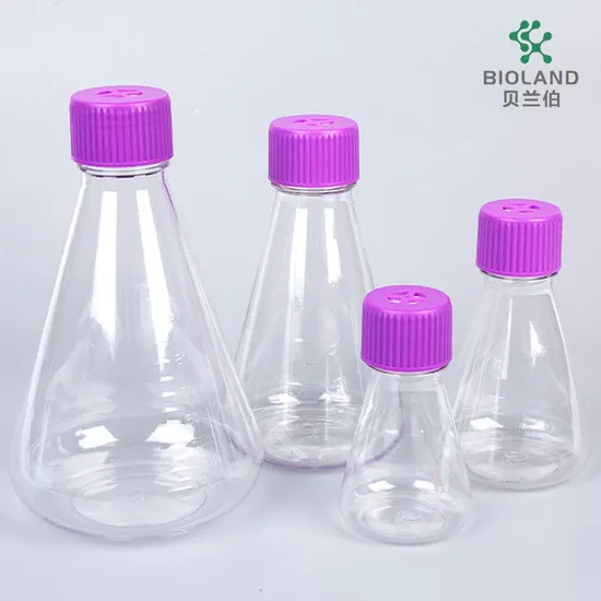 1000ml Erlenmeyer Flask Plastic PETG Shake Flask Suspension Cell Culture Flask