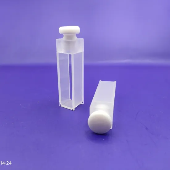 Standard Cuvette with Stopper Spectrophotometer Spectroscopy