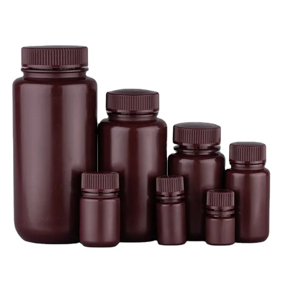 Lab Consumables Plasticware HDPE PP Laboratory Wide Neck Narrow Mouth Screw Cap Plastic Reagent Bottle