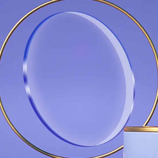 High Index 1.67 Asp UV420 Blue Cut Lenses Hmc Manufacturing Lenses