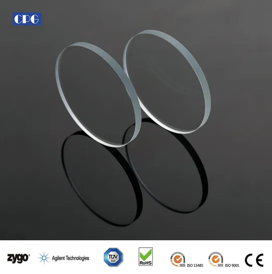 Optical AR-Coated Flat Window of Customized Material Such as Sapphire BK7 Fused Silica