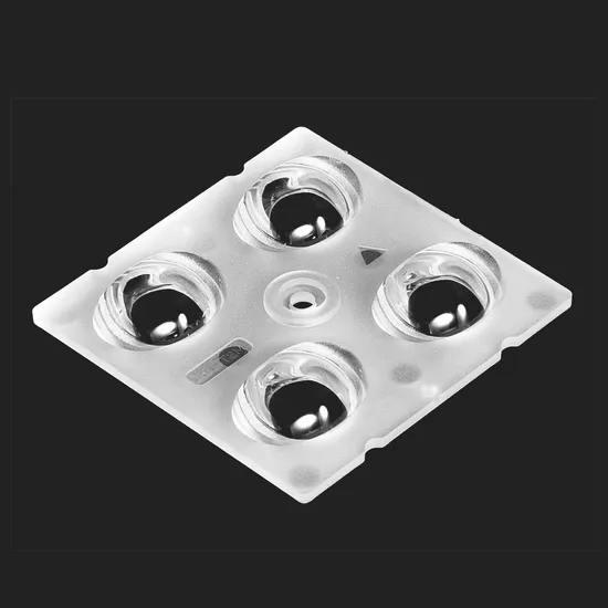 50*50mm Square LED Lens with 4/6/8/12/16 5050 LED for LED Street Light or Flood Light Fixtures