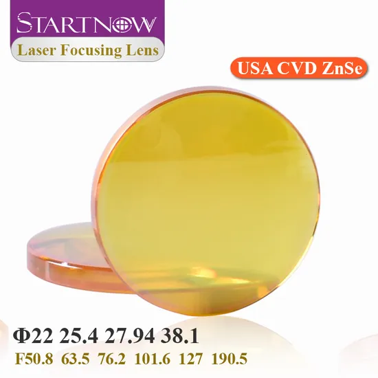 Startnow Laser Focus Lens USA Znse CVD 22 25mm 38.1 CO2 Lens for Laser Cutting Machine