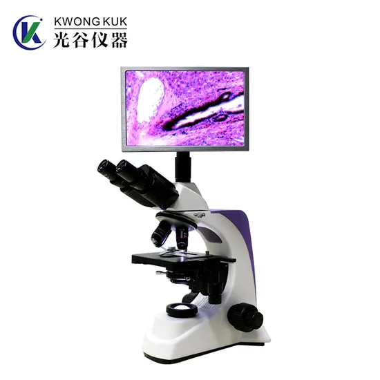 Binocular LED 40X-2000X Medical Biological Microscope, Wf10X/18mm