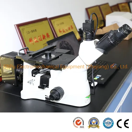 Inverted Trinocular Metallographic Microscope E-800 for Metallurgical Labs