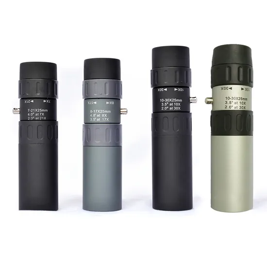 Optical Instrument 8-17X25 Telescopes Long Range 8-17X25 Monocular for Bird Watching