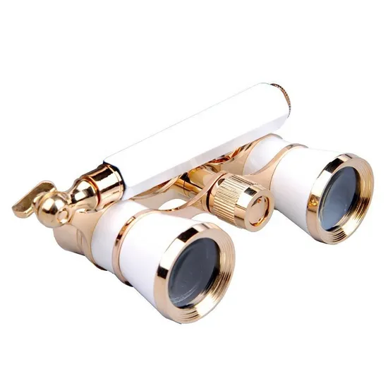 3X25 Metal Handheld Opera Binocular, Theater Binoculars 110m/1000m