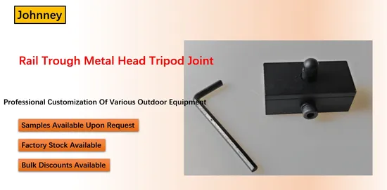 Rail Trough Metal Head Tripod Joint