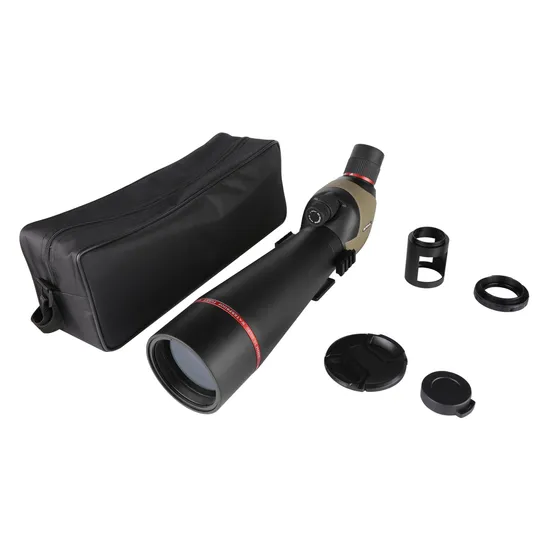 Spotting Scopes 20-60X80mm with Phone Adapter, Waterproof Fogproof for Bird Watching, Wildlife Viewing