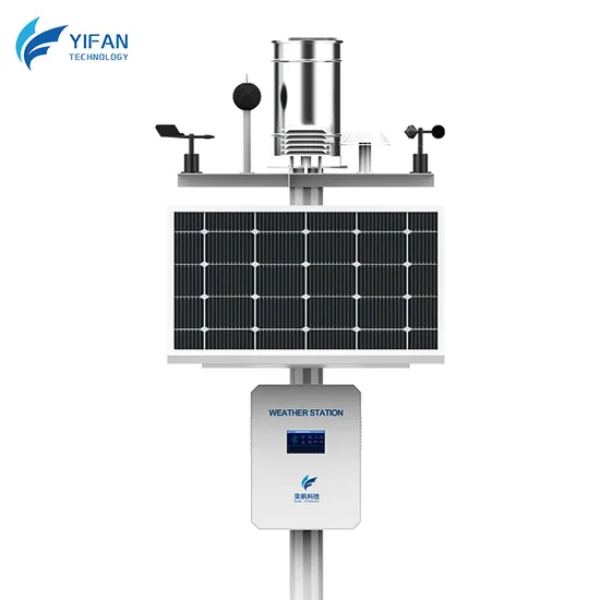 Small Weather Station Campus Rainfall Agriculture Explosion-Proof Wind Speed Wind Direction Temperature and Humidity Monitor
