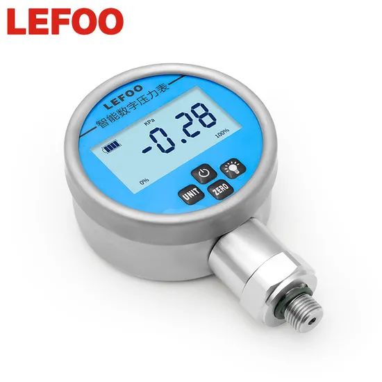 Lefoo Battery Powered Portable LCD Digital Display Precision Water Oxygen Pressure Gauge
